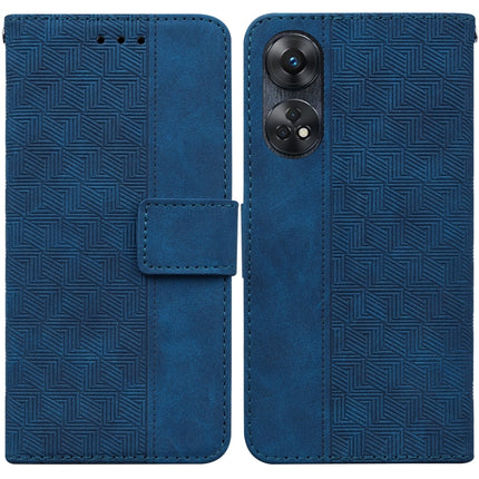 Geometric Embossed Leather Phone Case, For Motorola Moto G13 / G23 / G53, For Motorola Moto  G73, For OnePlus 11, For OPPO Reno8 T  4G