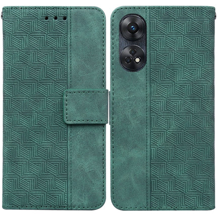 Geometric Embossed Leather Phone Case, For Motorola Moto G13 / G23 / G53, For Motorola Moto  G73, For OnePlus 11, For OPPO Reno8 T  4G