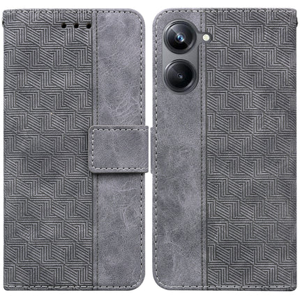 Geometric Embossed Leather Phone Case, For OPPO Reno8 T  5G / A1 Pro 5G, For Realme 10 4G, For Realme 10 Pro 5G, For Realme 10 Pro+