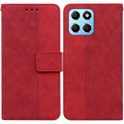 Geometric Embossed Leather Phone Case, For Honor 80 Pro, For Honor 80 SE, For Honor X8 5G, For Honor X9a