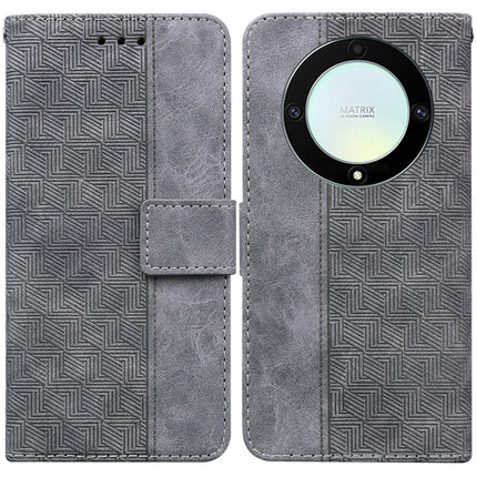 Geometric Embossed Leather Phone Case, For Honor 80 Pro, For Honor 80 SE, For Honor X8 5G, For Honor X9a