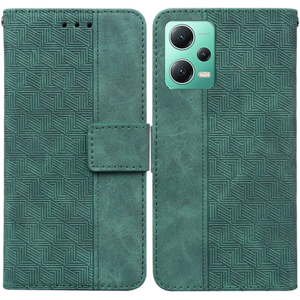 Geometric Embossed Leather Phone Case, For Xiaomi 13 5G, For Xiaomi 13 Pro, For Xiaomi Redmi Note 12 5G, For Xiaomi Redmi Note 12 Pro 5G