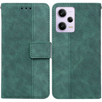 Geometric Embossed Leather Phone Case, For Xiaomi 13 5G, For Xiaomi 13 Pro, For Xiaomi Redmi Note 12 5G, For Xiaomi Redmi Note 12 Pro 5G