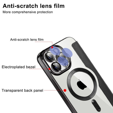 MagSafe Magnetic RFID Anti-theft Leather Phone Case, For iPhone 14 Pro Max, For iPhone 14 Pro, For iPhone 14