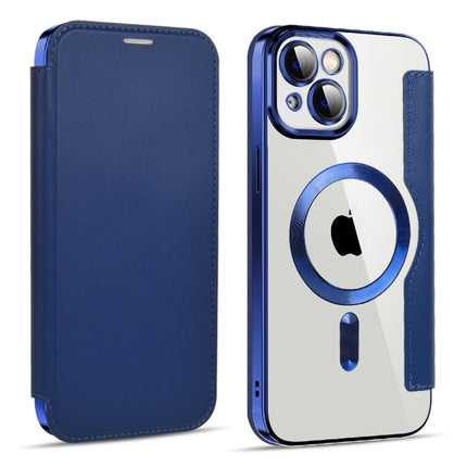 MagSafe Magnetic RFID Anti-theft Leather Phone Case, For iPhone 14 Plus, For iPhone 13 Pro Max, For iPhone 13 Pro