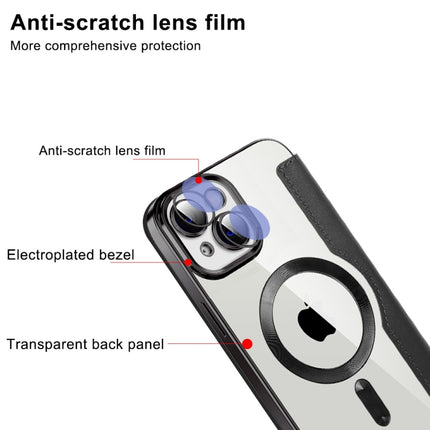 MagSafe Magnetic RFID Anti-theft Leather Phone Case, For iPhone 14 Plus, For iPhone 13 Pro Max, For iPhone 13 Pro