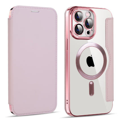 MagSafe Magnetic RFID Anti-theft Leather Phone Case, For iPhone 14 Plus, For iPhone 13 Pro Max, For iPhone 13 Pro