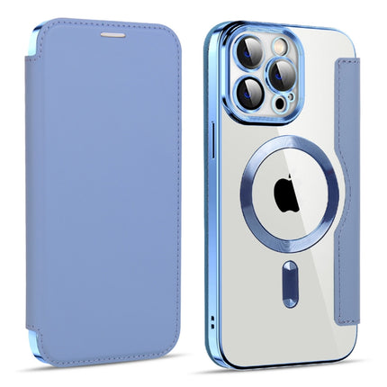 MagSafe Magnetic RFID Anti-theft Leather Phone Case, For iPhone 14 Plus, For iPhone 13 Pro Max, For iPhone 13 Pro