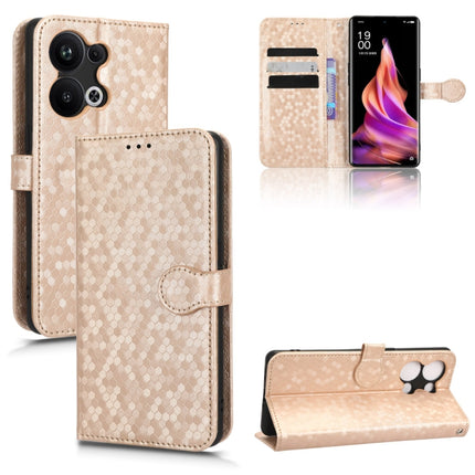 Honeycomb Dot Texture Leather Phone Case, For OPPO A58 5G, For OPPO Reno8 T 4G, For OPPO Reno9 Pro, For OPPO Reno9 Pro+