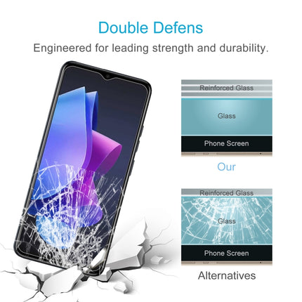 10pcs 0.26mm 9H 2.5D Tempered Glass Film, For Unihertz Golden Eye (10 PCS), For TECNO Spark Go 2023 (10 PCS)