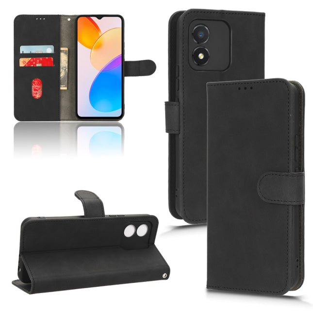 Skin Feel Magnetic Flip Leather Phone Case, For Honor X5, For Samsung Galaxy A24 4G, For ZTE Blade V40 Design