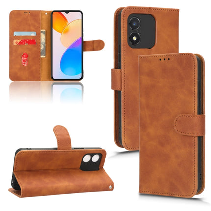 Skin Feel Magnetic Flip Leather Phone Case, For Honor X5, For Samsung Galaxy A24 4G, For ZTE Blade V40 Design