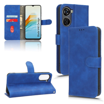Skin Feel Magnetic Flip Leather Phone Case, For Honor X5, For Samsung Galaxy A24 4G, For ZTE Blade V40 Design