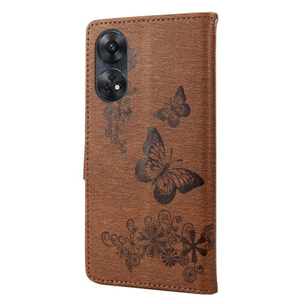 Butterfly Embossed Horizontal Flip Leather Phone Case, For OPPO Reno8 T 4G, For Xiaomi Redmi Note 12 5G Global / Poco X5 5G, For Xiaomi Redmi Note 12 Pro 5G Global