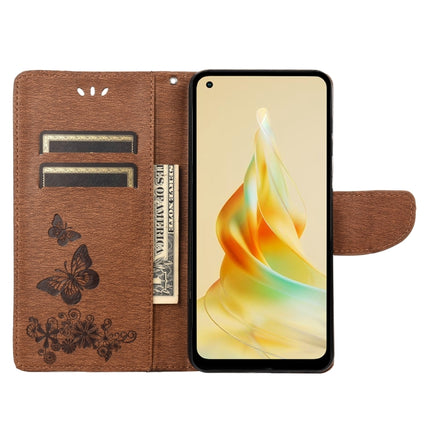 Butterfly Embossed Horizontal Flip Leather Phone Case, For OPPO Reno8 T 4G, For Xiaomi Redmi Note 12 5G Global / Poco X5 5G, For Xiaomi Redmi Note 12 Pro 5G Global