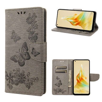 Butterfly Embossed Horizontal Flip Leather Phone Case, For OPPO Reno8 T 4G, For Xiaomi Redmi Note 12 5G Global / Poco X5 5G, For Xiaomi Redmi Note 12 Pro 5G Global
