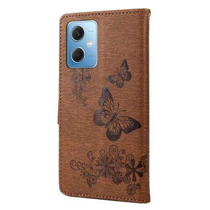Butterfly Embossed Horizontal Flip Leather Phone Case, For Xiaomi Redmi Note 12 Pro+ 5G Global