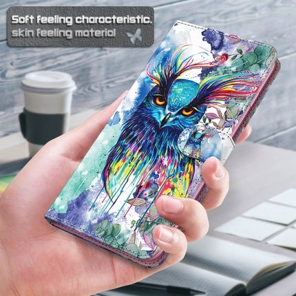 3D Painting Pattern TPU + PU Leather Phone Case, For Motorola Moto G73, For OnePlus 11