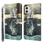 For Motorola Moto G73 / Cat Tiger