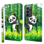 For Samsung Galaxy A24 / Panda Climbing Bamboo