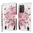 For Samsung Galaxy A24 / Cat Under The Tree