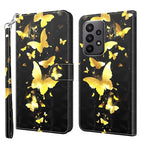 For Samsung Galaxy A24 / Gold Butterfly