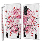 For Samsung Galaxy A34 5G / Cat Under The Tree