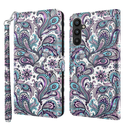 3D Painting Pattern TPU + PU Leather Phone Case, For Samsung Galaxy A24, For Samsung Galaxy A34 5G