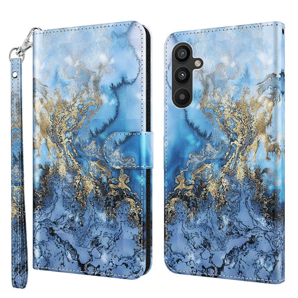 3D Painting Pattern TPU + PU Leather Phone Case, For Samsung Galaxy A24, For Samsung Galaxy A34 5G