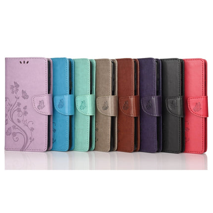 Butterfly Flower Pattern Leather Phone Case, For Xiaomi Redmi Note 12 Pro+ 5G Global