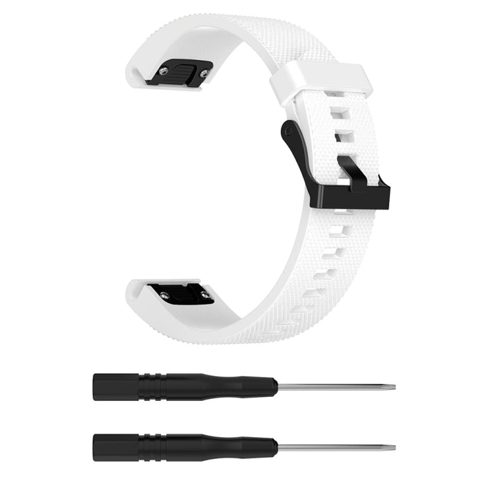 For Garmin Fenix 5S (20mm) Silicone Replacement Wrist Strap Watchband