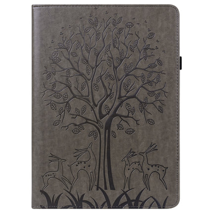 Tree & Deer Pattern Embossed Leather Tablet Case, For Lenovo Tab M9, For Lenovo Tab M10 3rd Gen, For Samsung Galaxy Tab A7 Lite T220