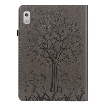 Tree & Deer Pattern Embossed Leather Tablet Case, For Lenovo Tab M9, For Lenovo Tab M10 3rd Gen, For Samsung Galaxy Tab A7 Lite T220