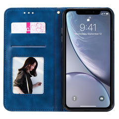 Lucky Flowers Embossing Pattern Magnetic Horizontal Flip Leather Case with Holder & Card Slots, For iPhone XS Max, For Huawei P Smart Z/Y9 Pime(2019), For Huawei Honor Play 9A