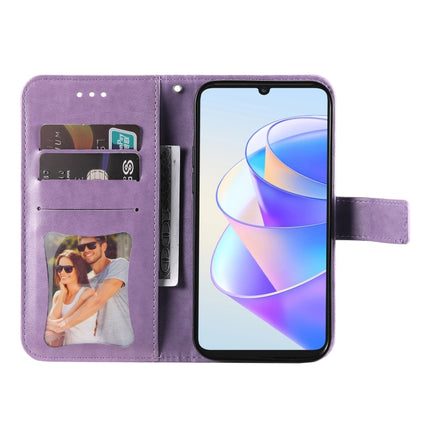 7-petal Flowers Embossing Leather Phone Case, For Honor X7a, For Honor X8a, For Honor X9a/X40 5G/Magic5 Lite, For OPPO Reno8 T 4G