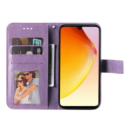 7-petal Flowers Embossing Leather Phone Case, For vivo V25 5G/V25e 4G, For vivo Y02 4G, For Xiaomi Redmi K60/K60 Pro, For Xiaomi Redmi 11A 4G/12C