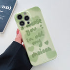 For iPhone 13 / Green Text
