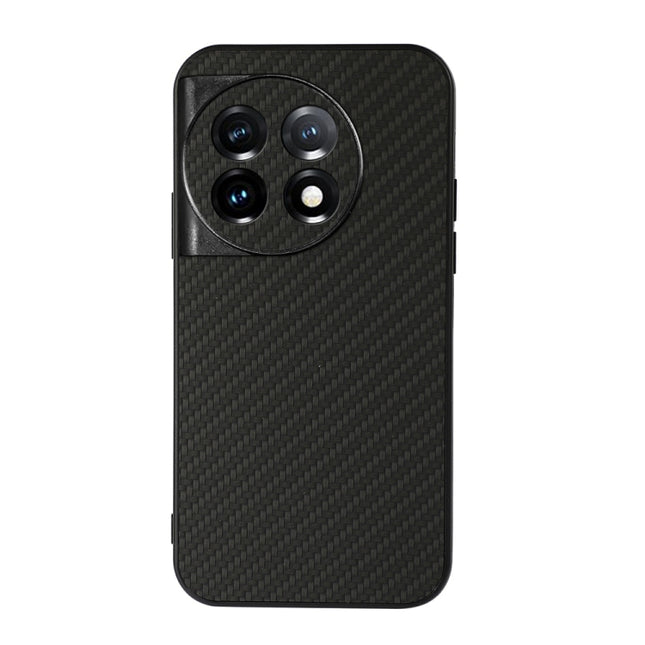Accurate Hole Carbon Fiber Texture PU Phone Case, For OnePlus 11 5G, For OnePlus Ace 2 / 11R, For Samsung Galaxy A24