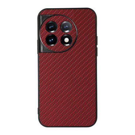 Accurate Hole Carbon Fiber Texture PU Phone Case, For OnePlus 11 5G, For OnePlus Ace 2 / 11R, For Samsung Galaxy A24