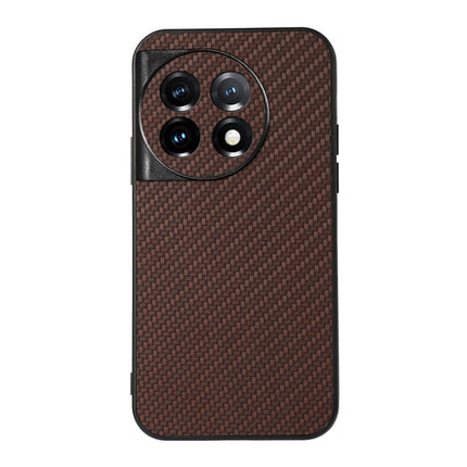Accurate Hole Carbon Fiber Texture PU Phone Case, For OnePlus 11 5G, For OnePlus Ace 2 / 11R, For Samsung Galaxy A24