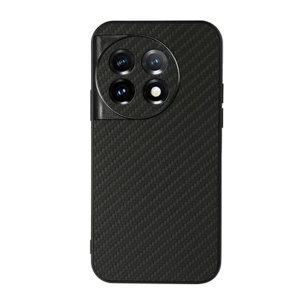 Accurate Hole Carbon Fiber Texture PU Phone Case, For OnePlus 11 5G, For OnePlus Ace 2 / 11R, For Samsung Galaxy A24