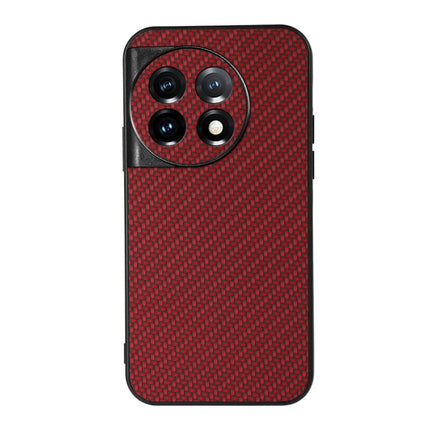 Accurate Hole Carbon Fiber Texture PU Phone Case, For OnePlus 11 5G, For OnePlus Ace 2 / 11R, For Samsung Galaxy A24