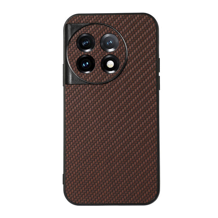 Accurate Hole Carbon Fiber Texture PU Phone Case, For OnePlus 11 5G, For OnePlus Ace 2 / 11R, For Samsung Galaxy A24