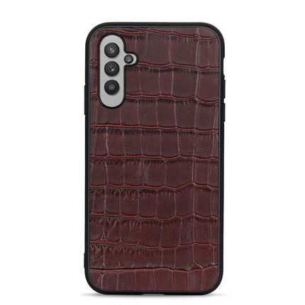 Accurate Hole Crocodile Texture Genuine Leather Phone Case, For OnePlus 11 5G, For OnePlus Ace 2 / 11R, For Samsung Galaxy A24
