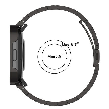2 in 1 Three-bead Metal Watch Band with Watch Frame, For Xiaomi Redmi Watch 3 / Mi Watch Lite 3