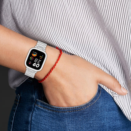 2 in 1 Three-bead Metal Watch Band with Watch Frame, For Xiaomi Redmi Watch 3 / Mi Watch Lite 3