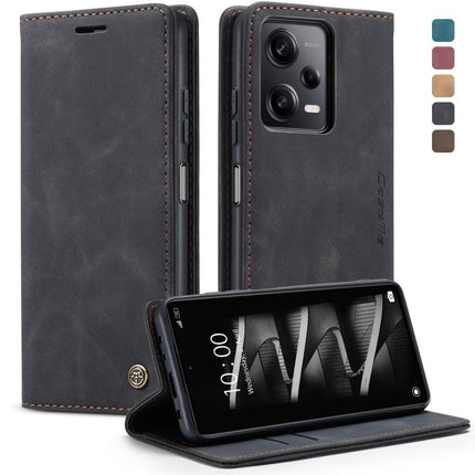CaseMe 013 Multifunctional Horizontal Flip Leather Phone Case, For OPPO Reno8 T 5G, For Xiaomi Redmi Note 12 5G / Poco X5, For Xiaomi Redmi Note 12 Pro 5G / Poco X5 Pro, For Xiaomi Redmi Note 12 Pro+ 5G