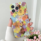 For iPhone 14 Pro / Colorful Flowers