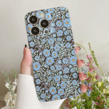 Water Sticker Flower Pattern PC Phone Case, For iPhone 14 Pro Max, For iPhone 14 Pro