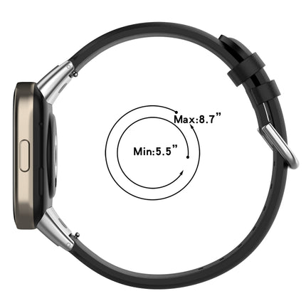 Round Tail Leather Watch Band, For Xiaomi Redmi Watch 3 / Mi Watch Lite 3